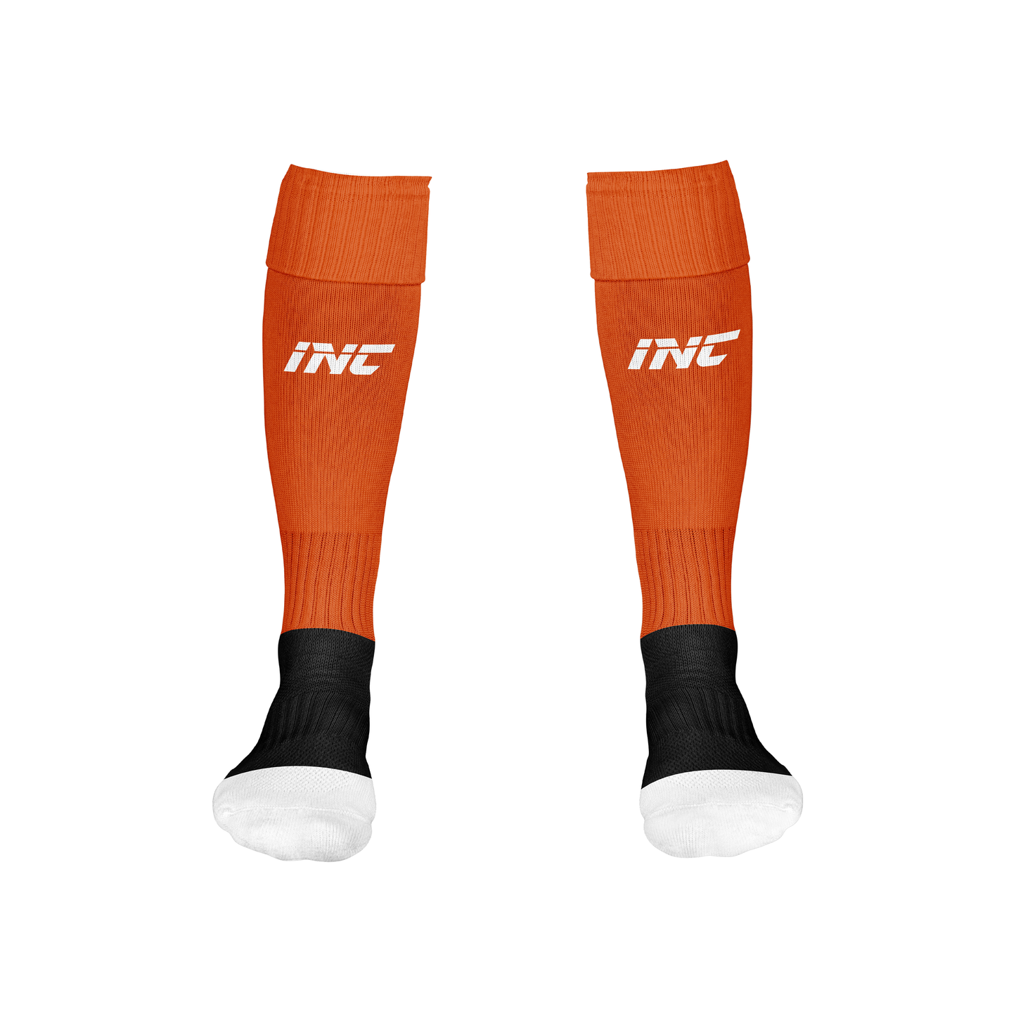 Ars Occulta Orange Football Socks – breathable, durable football teamwear from INC-KITS