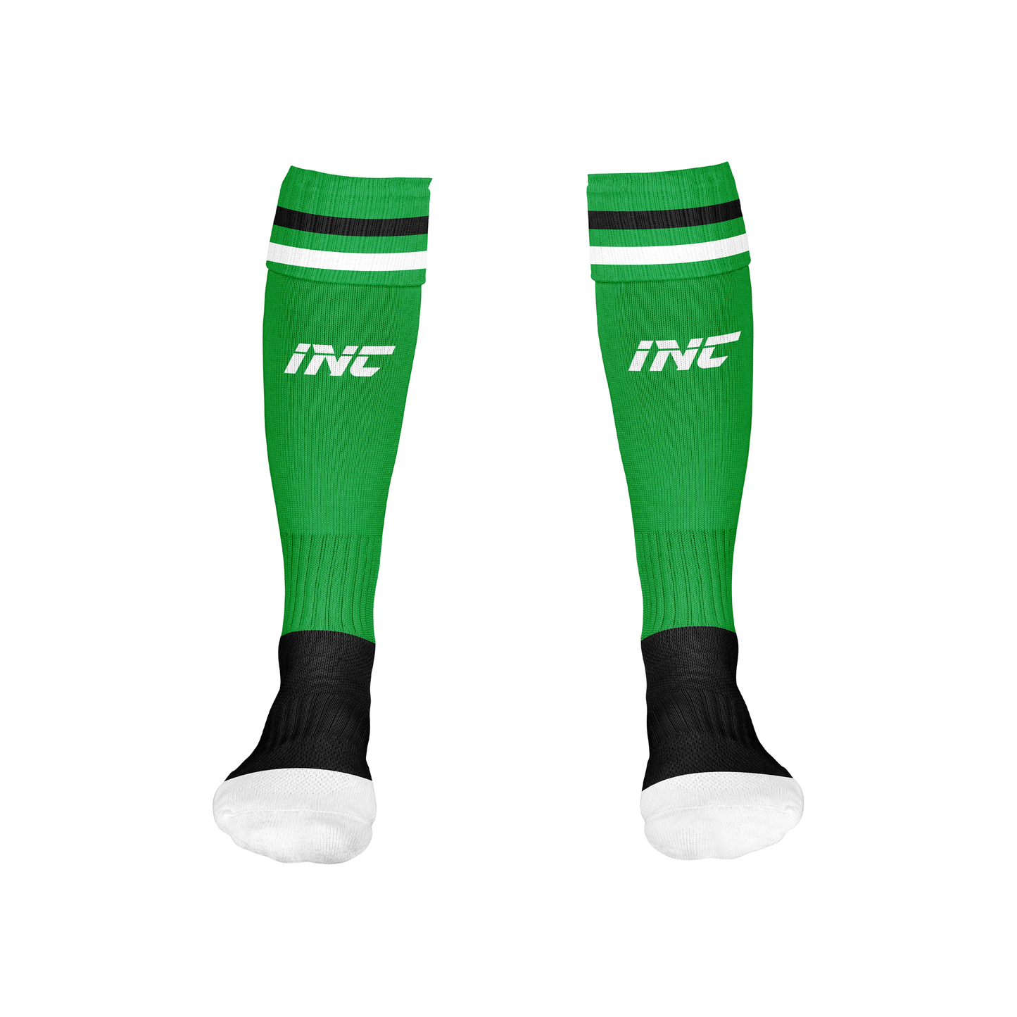Bula Green White Rugby Socks – breathable, durable rugby kit from INC-KITS