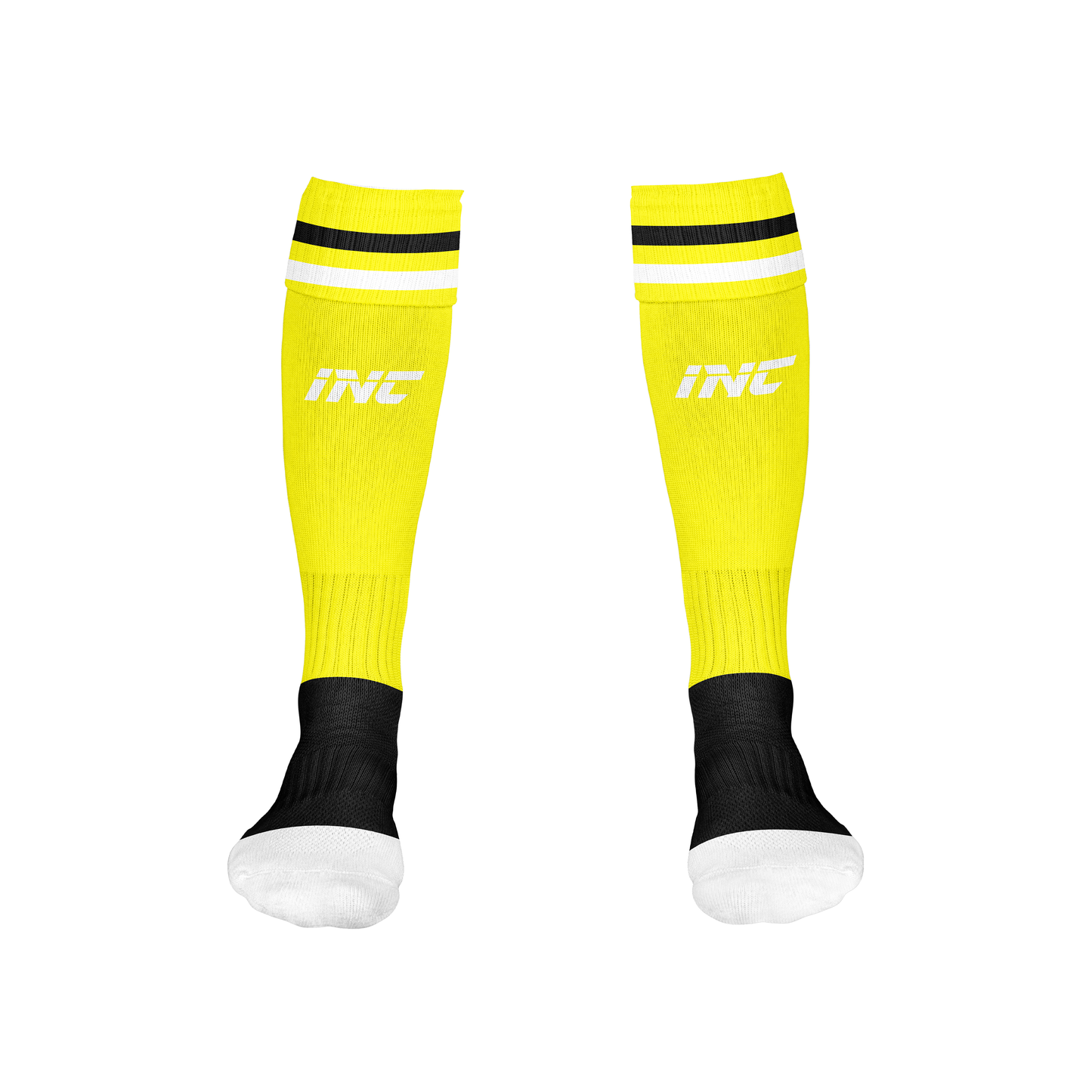 Bula Yellow White Rugby Socks – breathable, durable rugby kit from INC-KITS