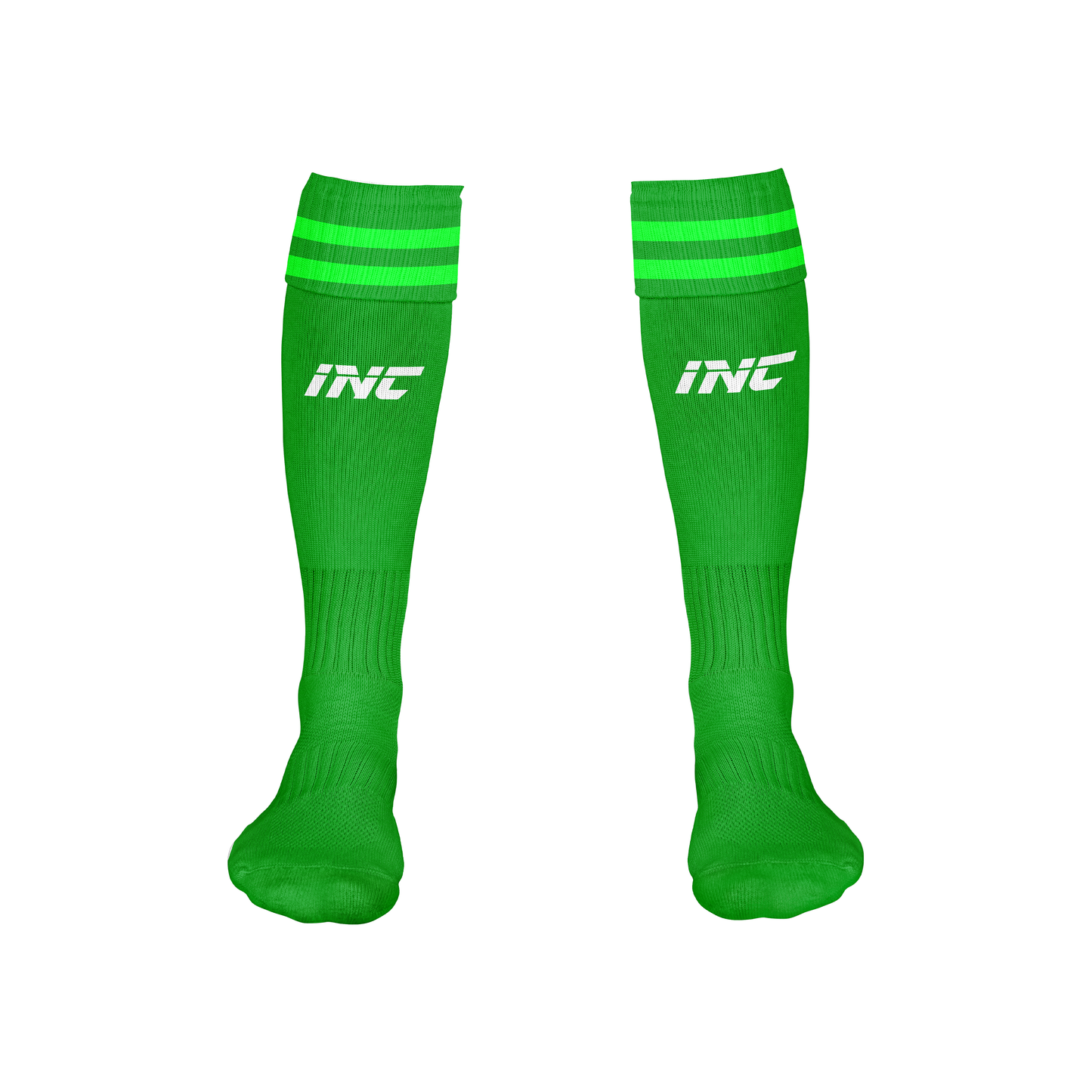 Dominus Ludi Green Football Socks – breathable, durable football teamwear from INC-KITS