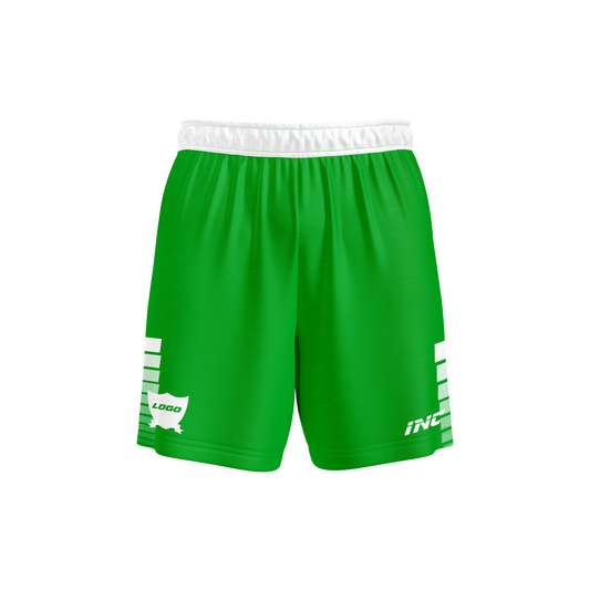 Callidus Green and White Football Shorts