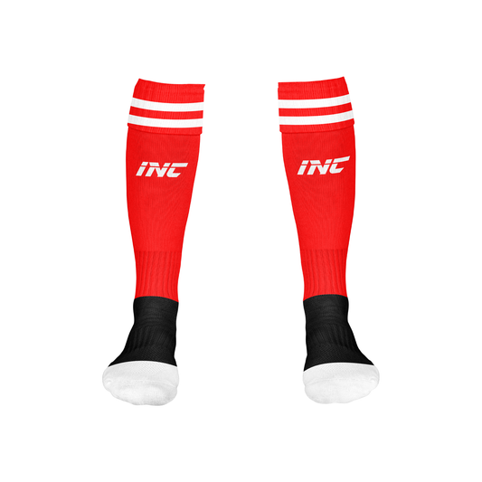 Callidus Red and White Football Socks