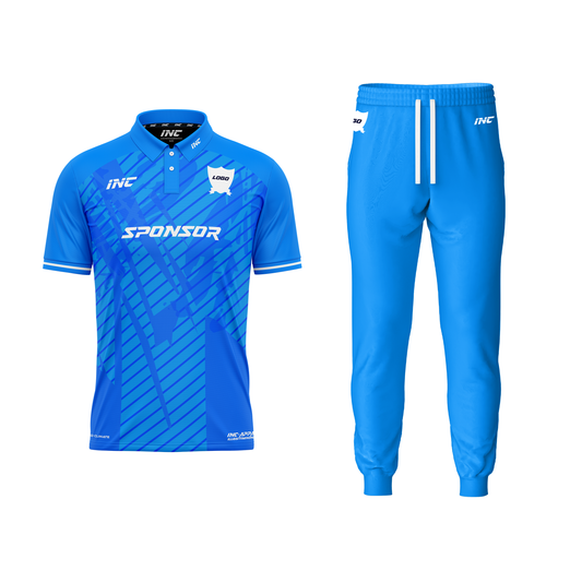 Dominus Ludi Blue Cricket Kit - Shirt and Trousers