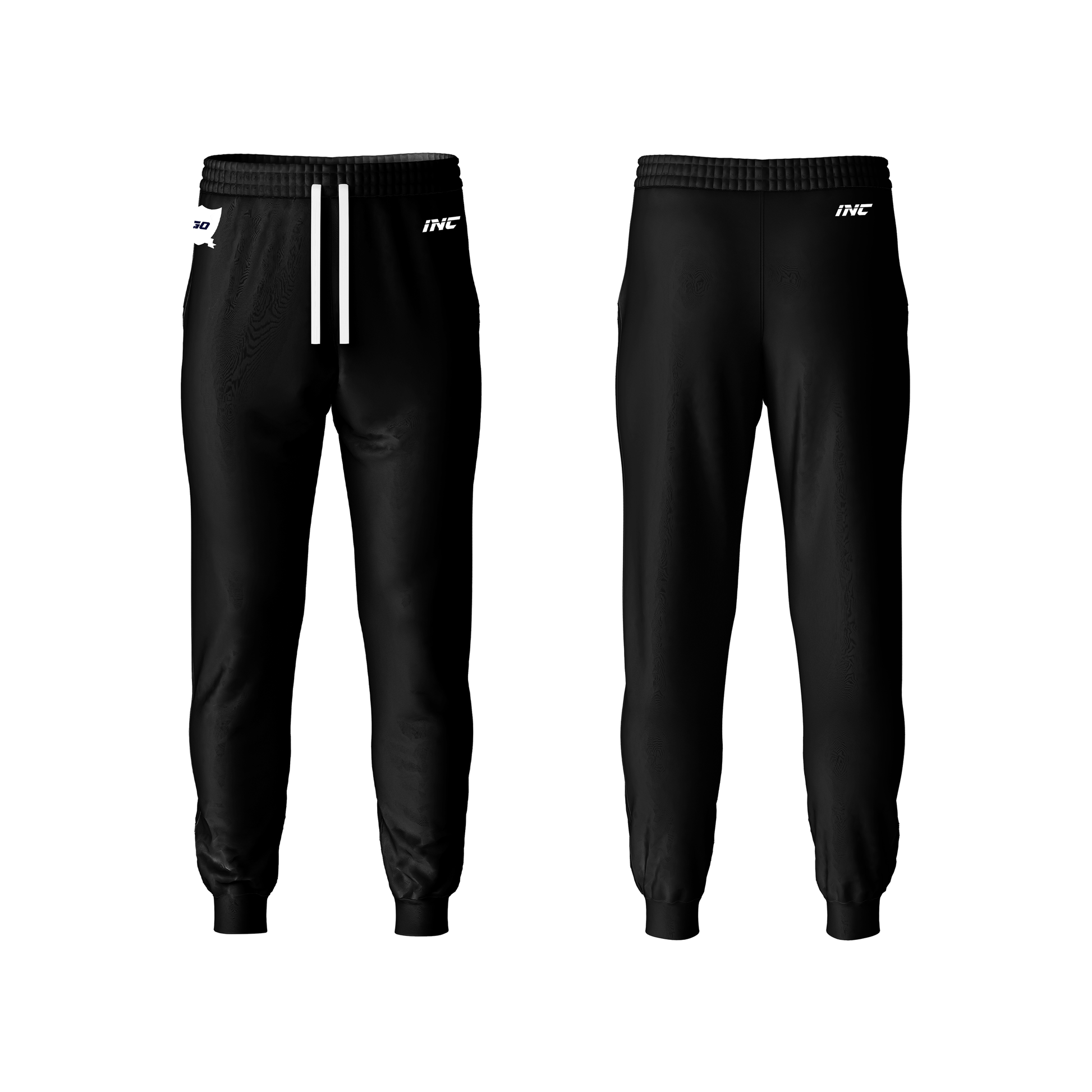 Ars Occulta Black and Grey Cricket Trousers – breathable, durable cricket teamwear from INC-KITS
