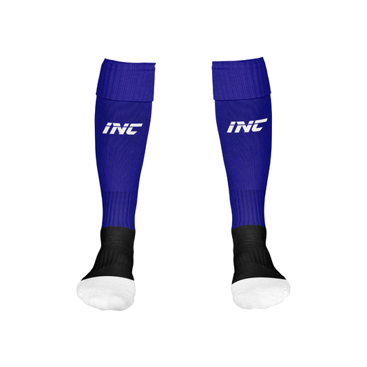 Ars Occulta Blue Football Socks – breathable, durable football teamwear from INC-KITS