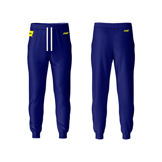 Ars Occulta Blue and Yellow Cricket Trousers – breathable, durable cricket teamwear from INC-KITS