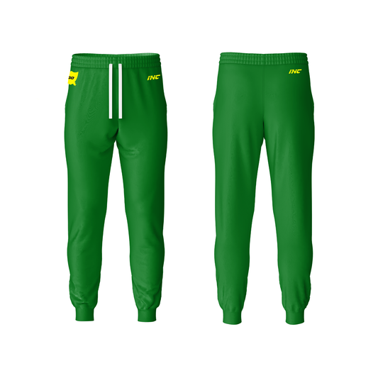 Ars Occulta Green and Yellow Cricket Trousers – breathable, durable cricket teamwear from INC-KITS