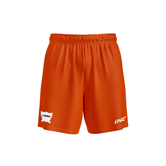 Ars Occulta Orange Football Shorts – breathable, durable football teamwear from INC-KITS