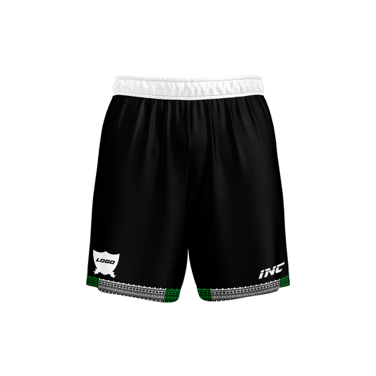 Bula Green White Rugby Shorts – lightweight, durable rugby kit from INC-KITS