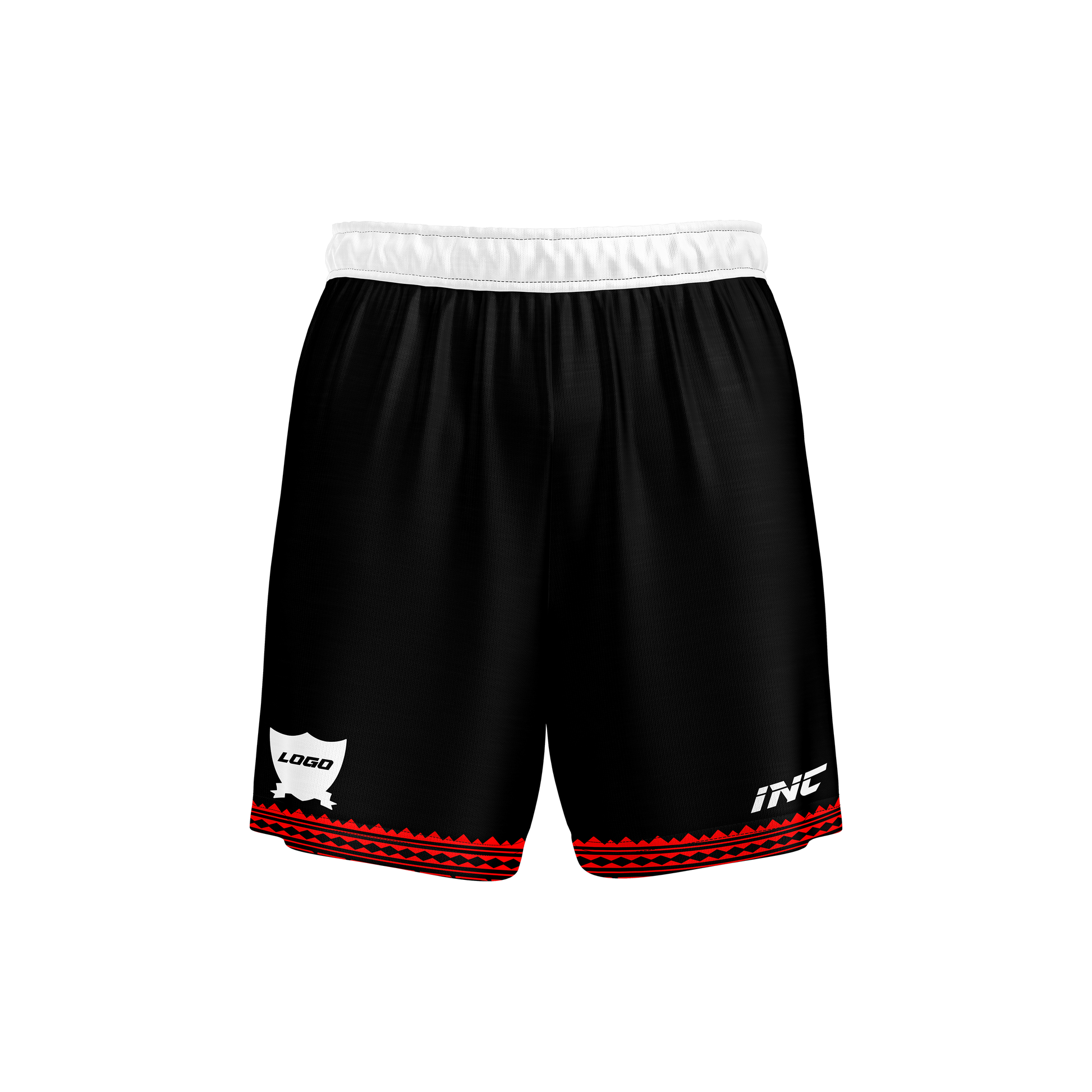 Bula Red White Rugby Shorts – lightweight, durable rugby kit from INC-KITS