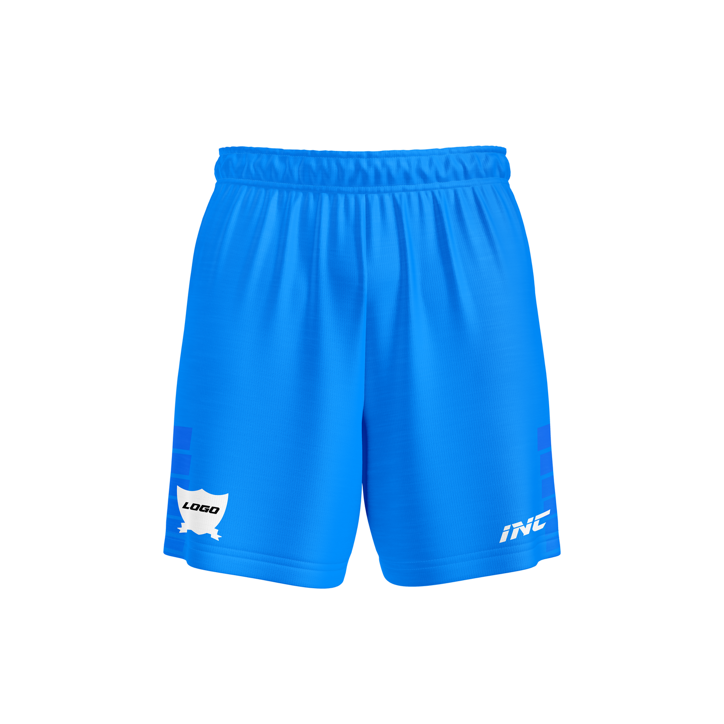 Dominus Blue Football Shorts – breathable, durable football teamwear from INC-KITS