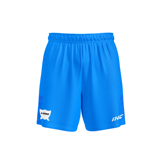 Dominus Blue Football Shorts – breathable, durable football teamwear from INC-KITS