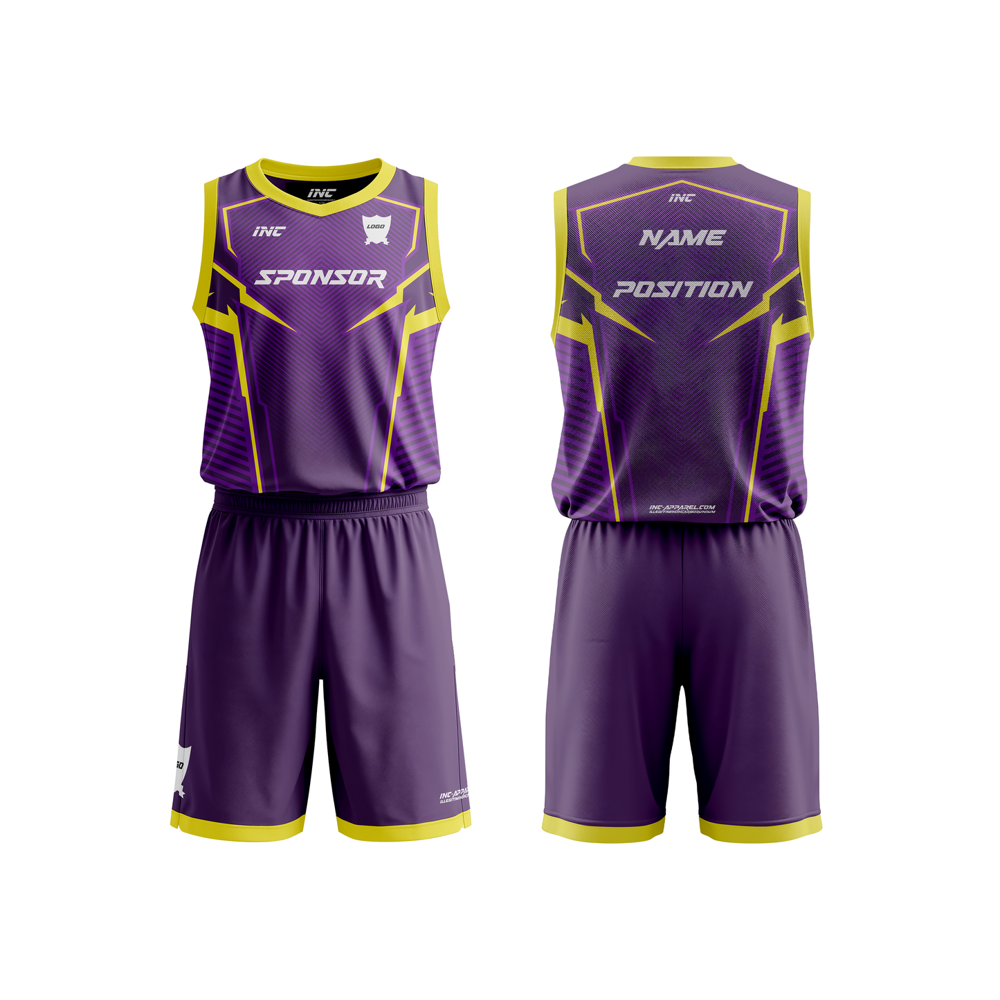 Terminare Finitor Basketball Kit – custom basketball shirt and shorts from INC-KITS